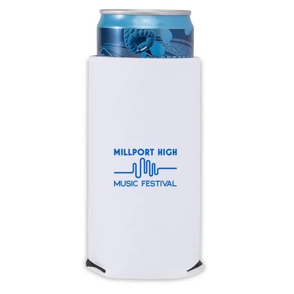 12 oz Slim Collapsible Insulated Can Cooler Sleeve
