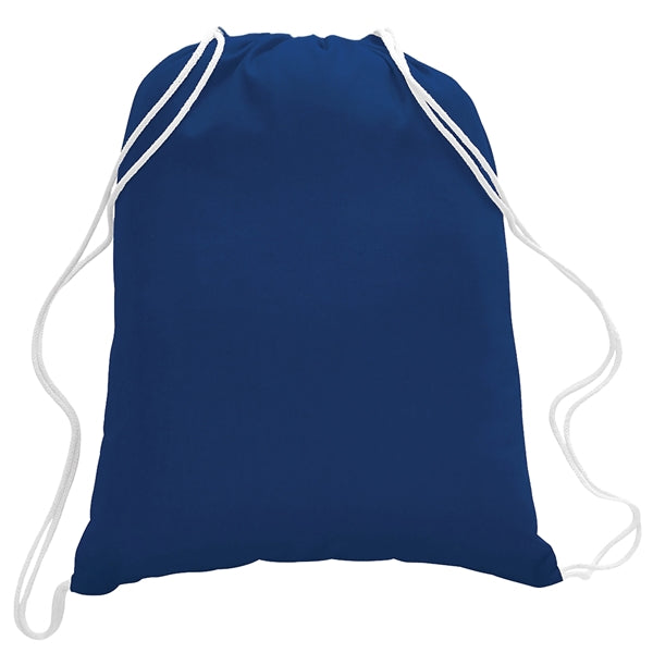5.5 oz. Cotton Canvas Drawstring Cinch Backpack