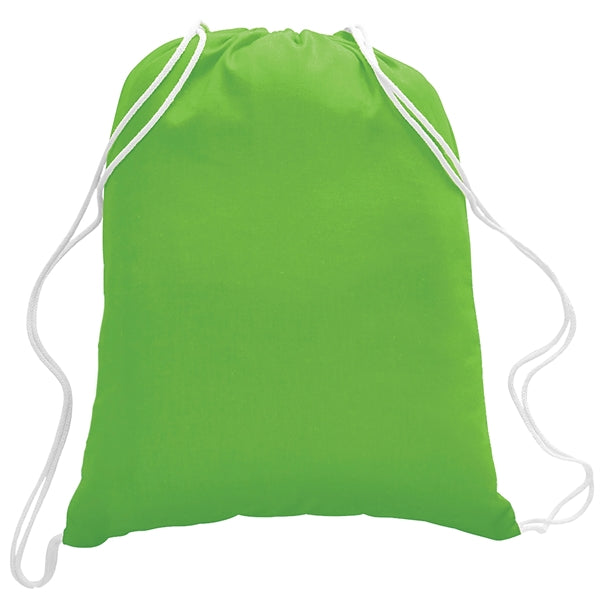 5.5 oz. Cotton Canvas Drawstring Cinch Backpack