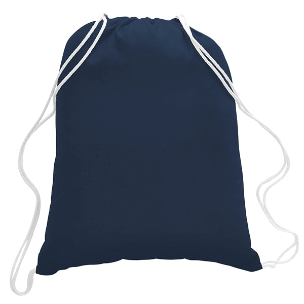 5.5 oz. Cotton Canvas Drawstring Cinch Backpack