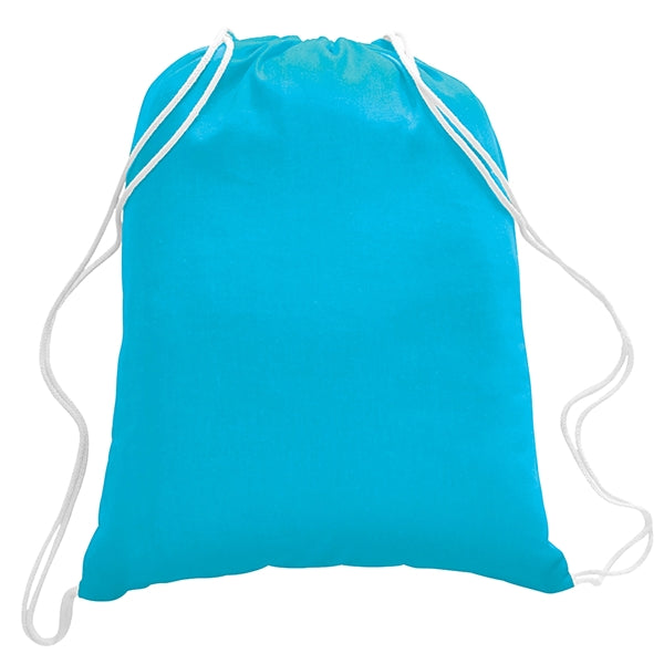 5.5 oz. Cotton Canvas Drawstring Cinch Backpack