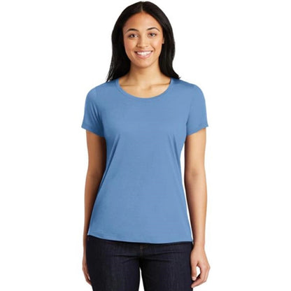 Sport-Tek Ladies Cotton Touch Scoop Neck Tee