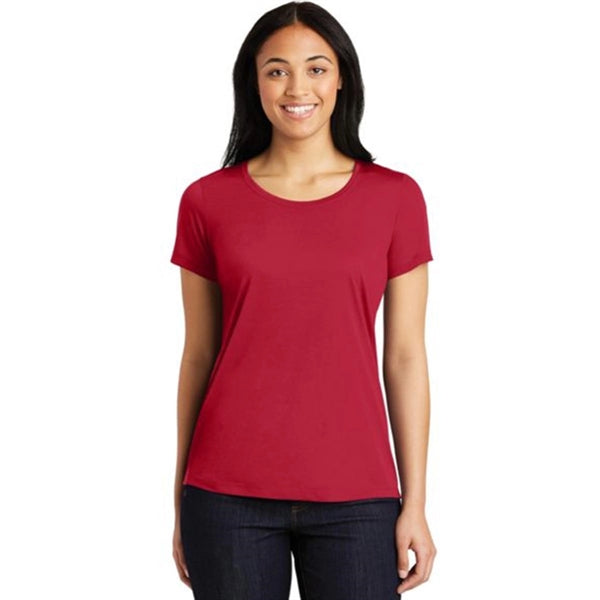 Sport-Tek Ladies Cotton Touch Scoop Neck Tee