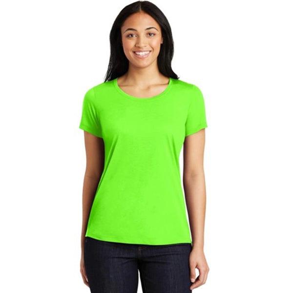 Sport-Tek Ladies Cotton Touch Scoop Neck Tee