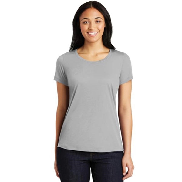 Sport-Tek Ladies Cotton Touch Scoop Neck Tee