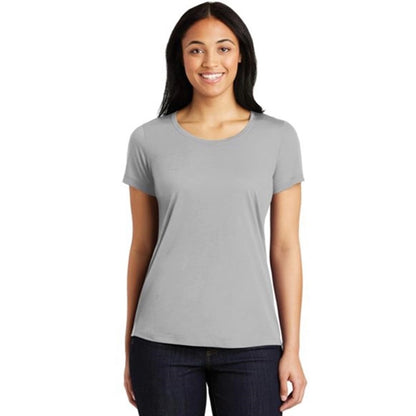 Sport-Tek Ladies Cotton Touch Scoop Neck Tee