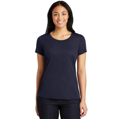 Sport-Tek Ladies Cotton Touch Scoop Neck Tee