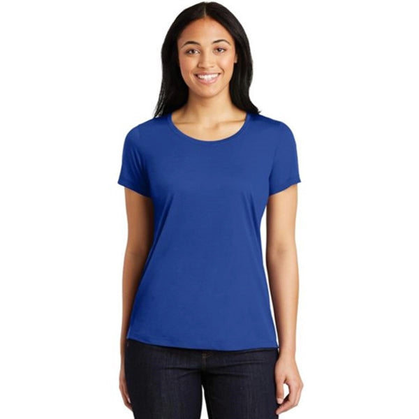 Sport-Tek Ladies Cotton Touch Scoop Neck Tee