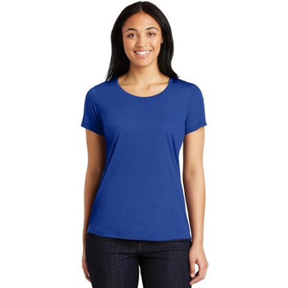 Sport-Tek Ladies Cotton Touch Scoop Neck Tee