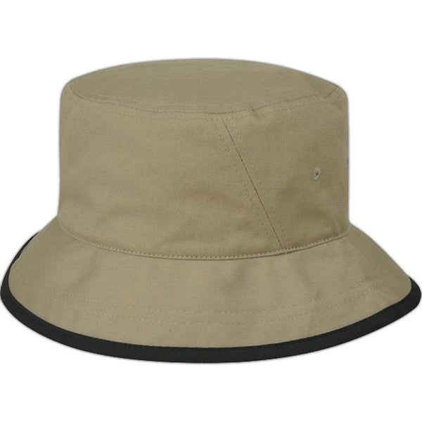 Cotton Twill Bucket Hat - Embroidered