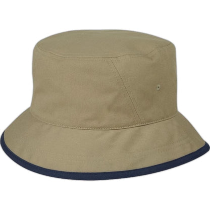 Cotton Twill Bucket Hat - Embroidered