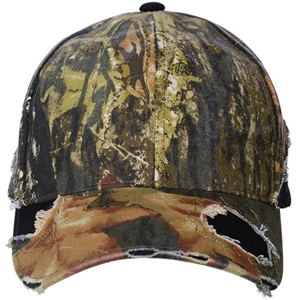 Camo Cap With Fray
