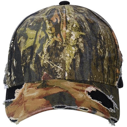 Camo Cap With Fray