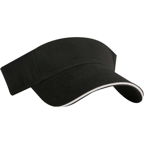 Brushed Cotton Twill Sandwich Visor