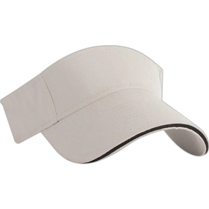 Brushed Cotton Twill Sandwich Visor