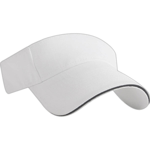 Brushed Cotton Twill Sandwich Visor