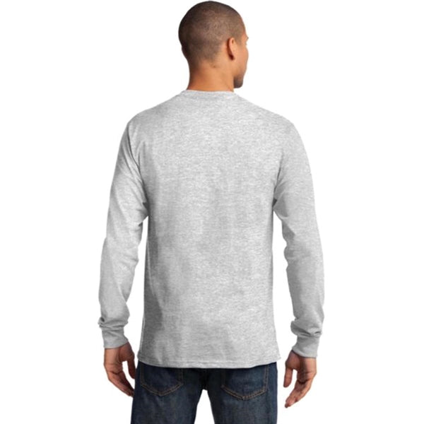 Port & Company Long Sleeve Essential T-Shirt - Light/Heather