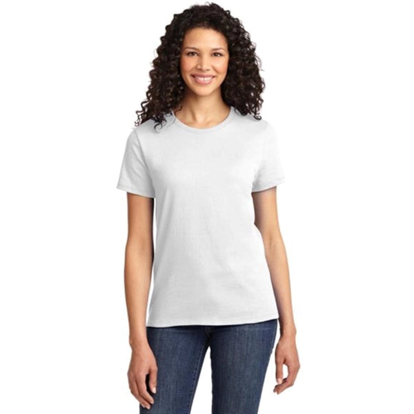 Port & Company Ladies Essential T-Shirt - White/Neutral