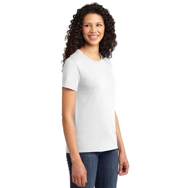 Port & Company Ladies Essential T-Shirt - White/Neutral