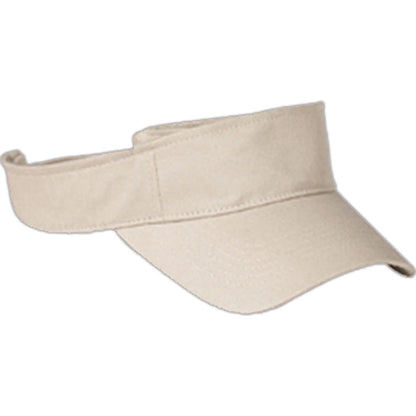 Big Accessories Cotton Twill Visor - Dark/All
