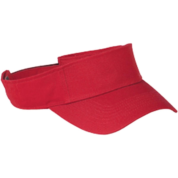 Big Accessories Cotton Twill Visor - Dark/All