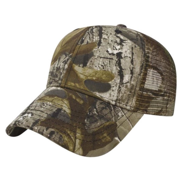All Over Camo Mesh Back Trucker Cap - Structured