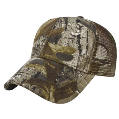 All Over Camo Mesh Back Trucker Cap - Structured