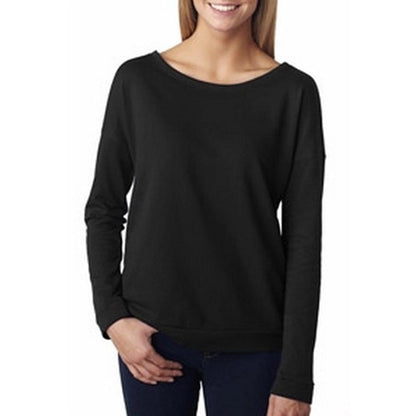 Next Level The Terry Long-Sleeve Scoop Tee