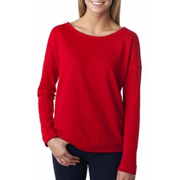 Next Level The Terry Long-Sleeve Scoop Tee