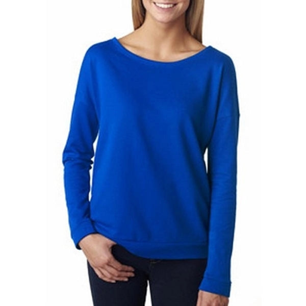 Next Level The Terry Long-Sleeve Scoop Tee
