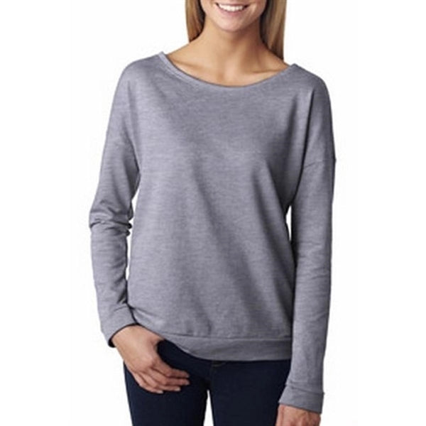 Next Level The Terry Long-Sleeve Scoop Tee