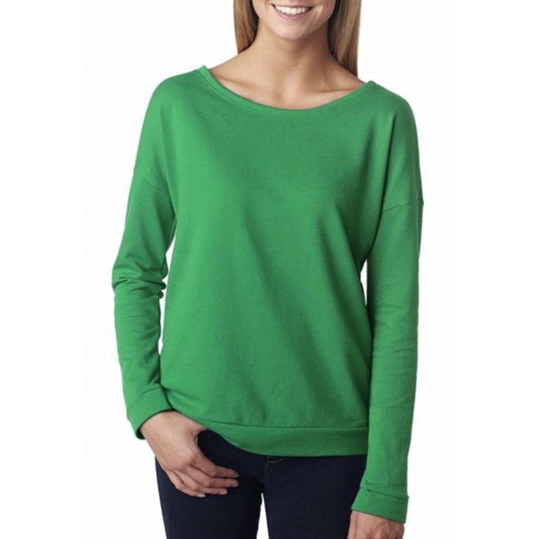 Next Level The Terry Long-Sleeve Scoop Tee