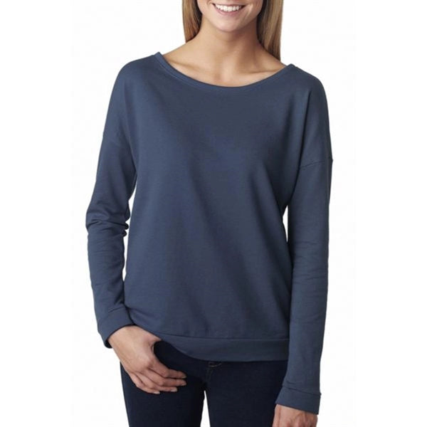Next Level The Terry Long-Sleeve Scoop Tee