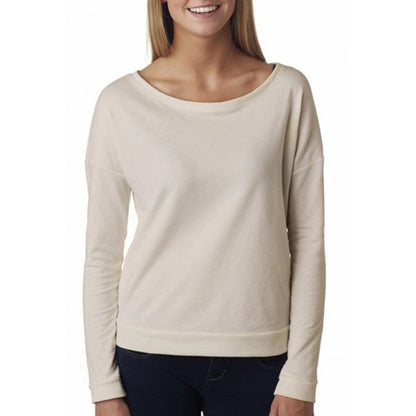 Next Level The Terry Long-Sleeve Scoop Tee
