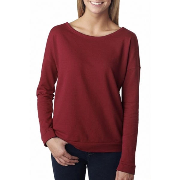 Next Level The Terry Long-Sleeve Scoop Tee