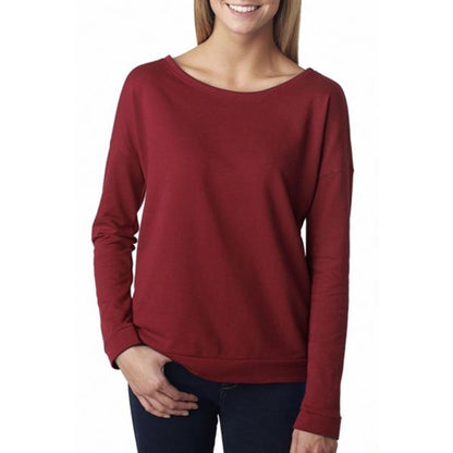 Next Level The Terry Long-Sleeve Scoop Tee