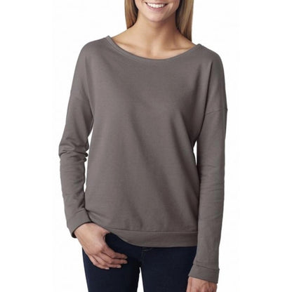Next Level The Terry Long-Sleeve Scoop Tee