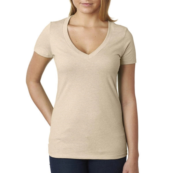 Next Level Women's CVC Deep V-Neck Tee