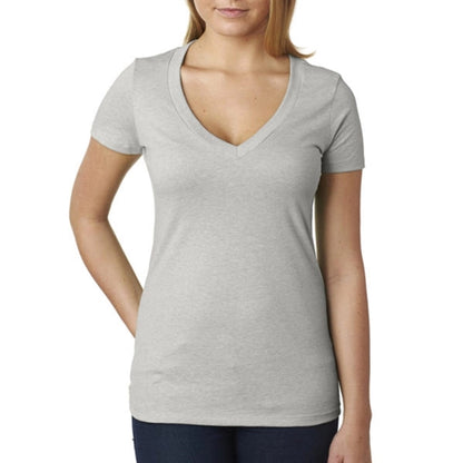 Next Level Women's CVC Deep V-Neck Tee