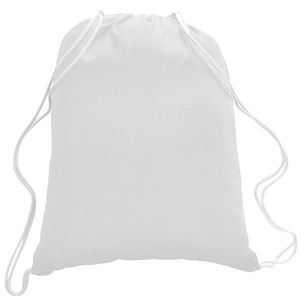 5.5 oz. Cotton Canvas Drawstring Cinch Backpack