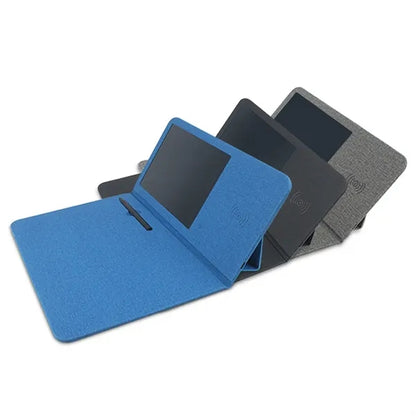 3-in-1 Foldable Wireless Charging Tablet Stand Mouse Pad