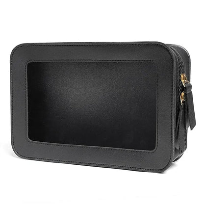 Transparent PVC Waterproof Zipper Cosmetic Toiletry Bag