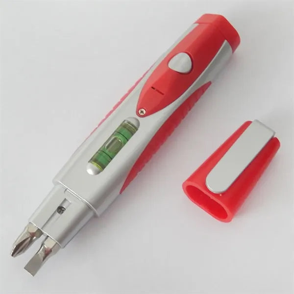 3-in-1 Pocket Multi-Function Tool Pen With Light Screwdriver