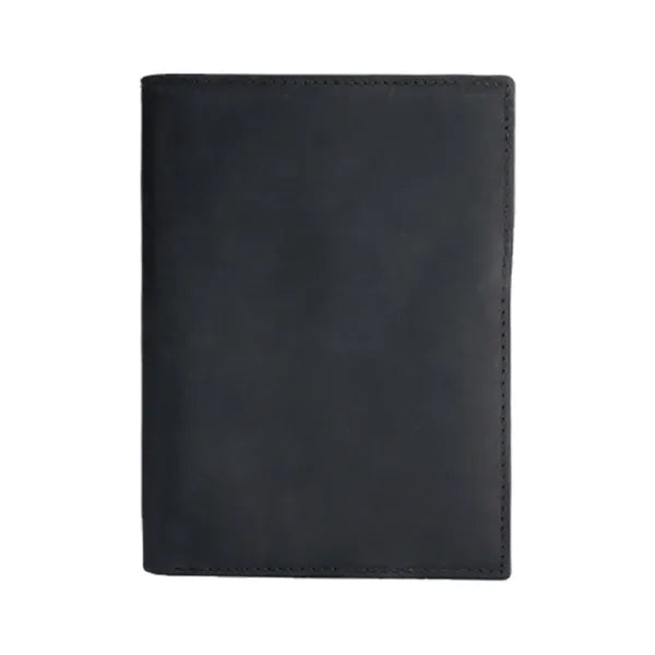 Crazy Horse Genuine Leather Passport Holder Wallet