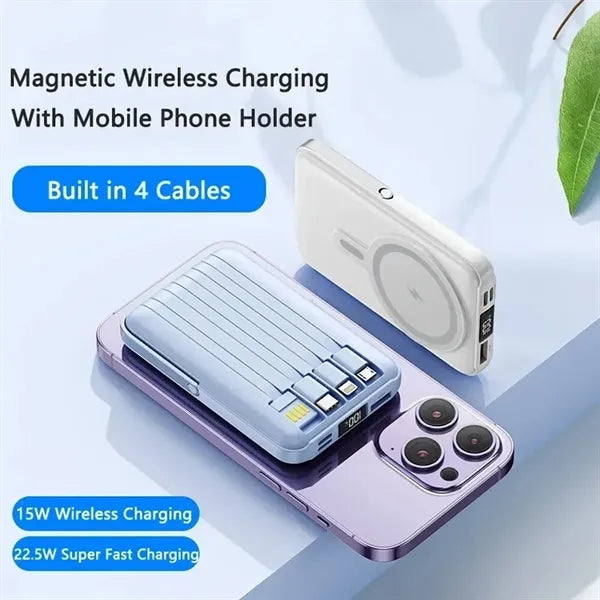 10000MAh Magnetic Power Bank with LED Display