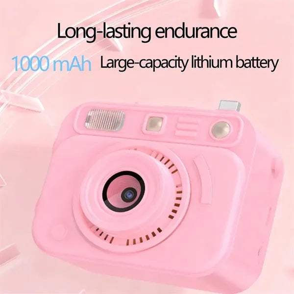 Multifunctional Waist Hanging Neck Fan Camera USB Charging
