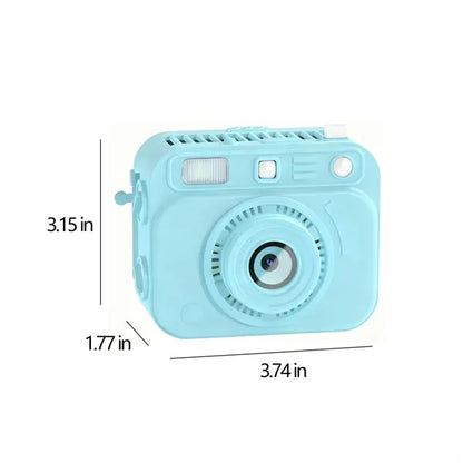 Multifunctional Waist Hanging Neck Fan Camera USB Charging