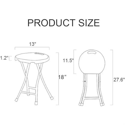 Folding Stool With Handle
