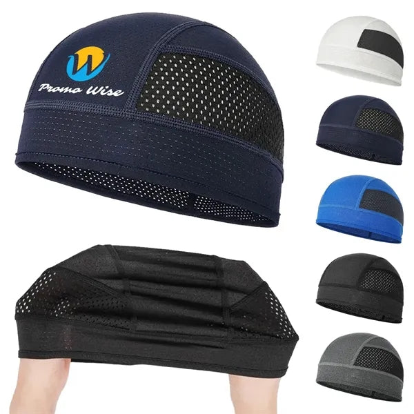 Summer Breathable Mesh Lined Cycling Beanie