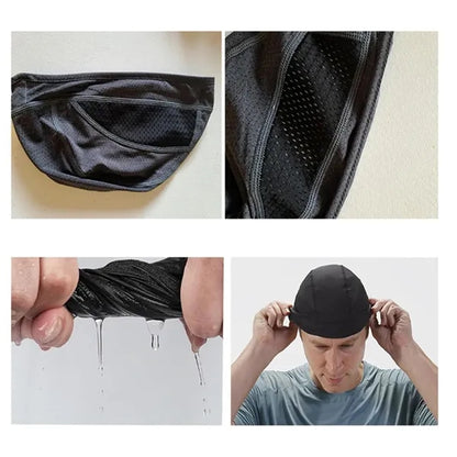 Summer Breathable Mesh Lined Cycling Beanie